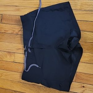 Black athletic shorts